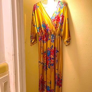 Maxi Wrap Wide Leg Romper/Pantsuit (M) EUC